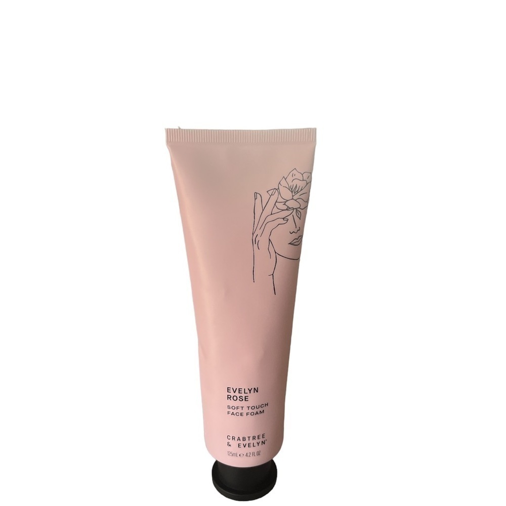 New Crabtree & Evelyn Soft Touch Face Foam Evelyn Rose 4.2 fl oz